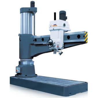 Operation flow of radial drilling machine